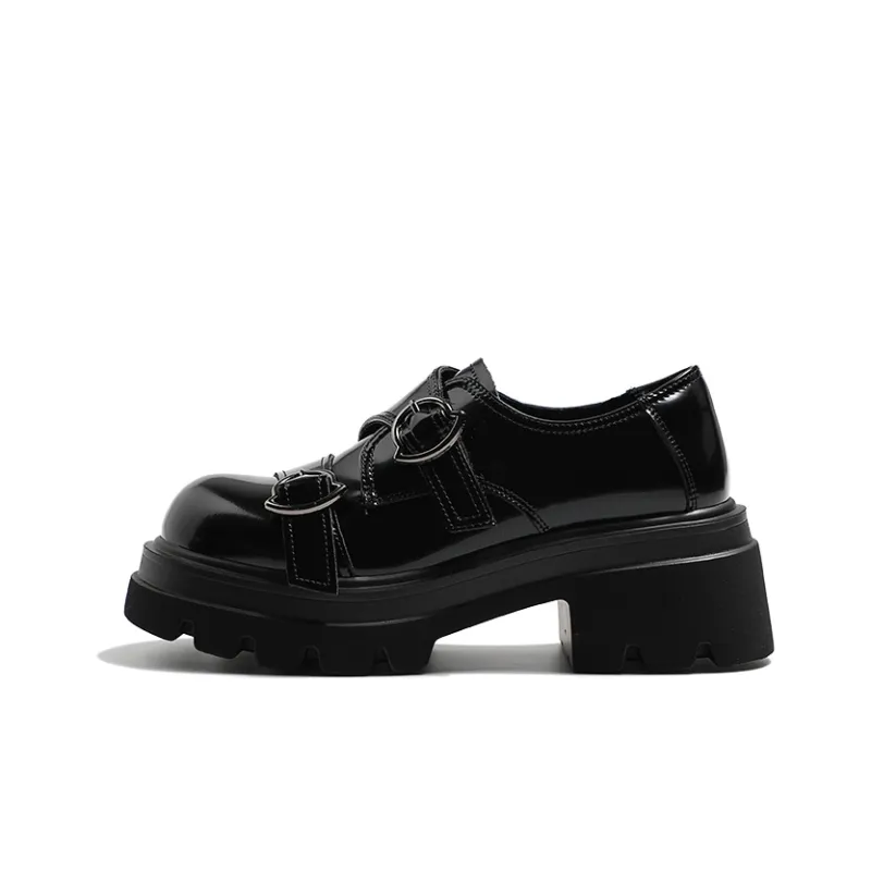 MIS. DANNY Loafers Women's Black/White/Brown-0