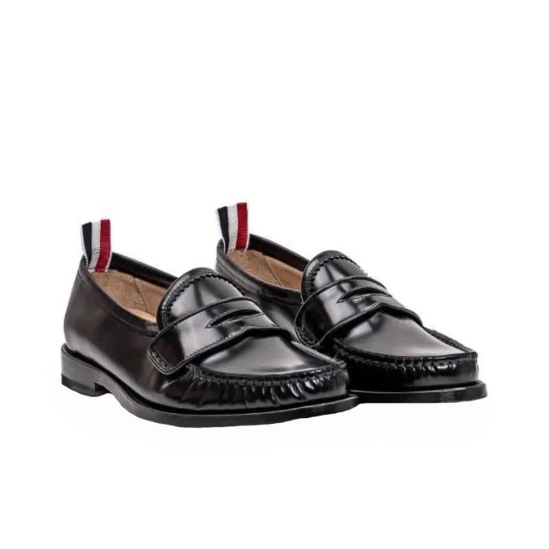 THOM BROWNE Varsity Slip-On Penny Loafers Women's-4