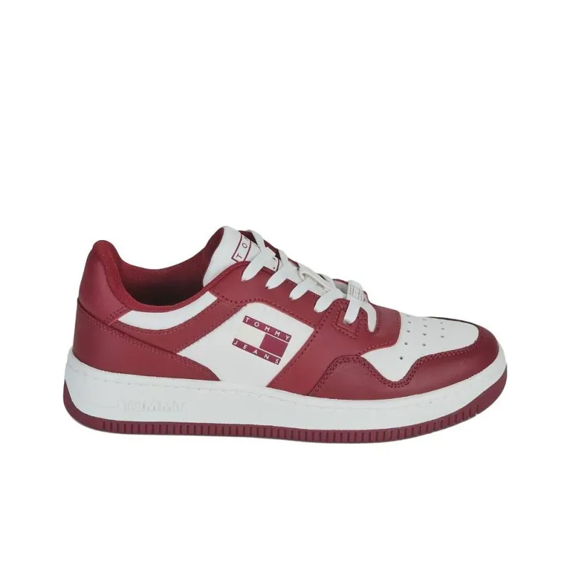 Tommy Hilfiger Low Top Skateboard Shoes Women's Red-1