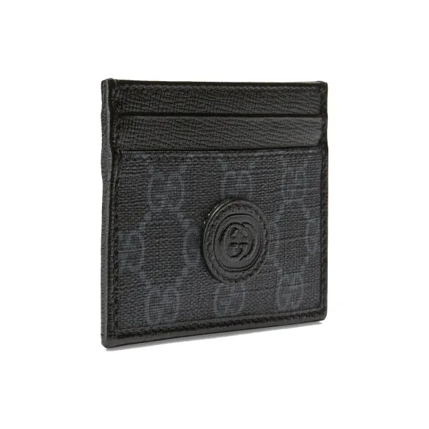 GUCCI GG-canvas Logo-patch Cardholder-1
