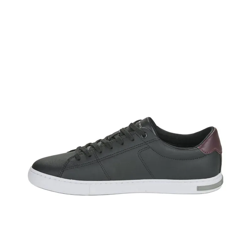 Tommy Hilfiger Lightweight Low Top Skateboard Shoes Men's Black-0
