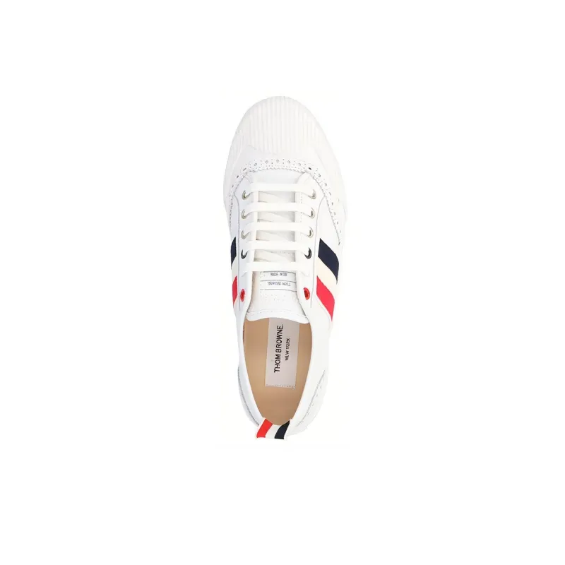 THOM BROWNE· Stylish Skateboarding Shoes Women's White-2