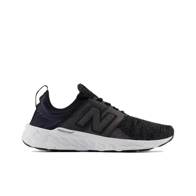 New Balance NB Fresh FoamNB Cruz Artisan Cushioning, Wear Resistant Low Top Running Shoes Men's Black Gray-1