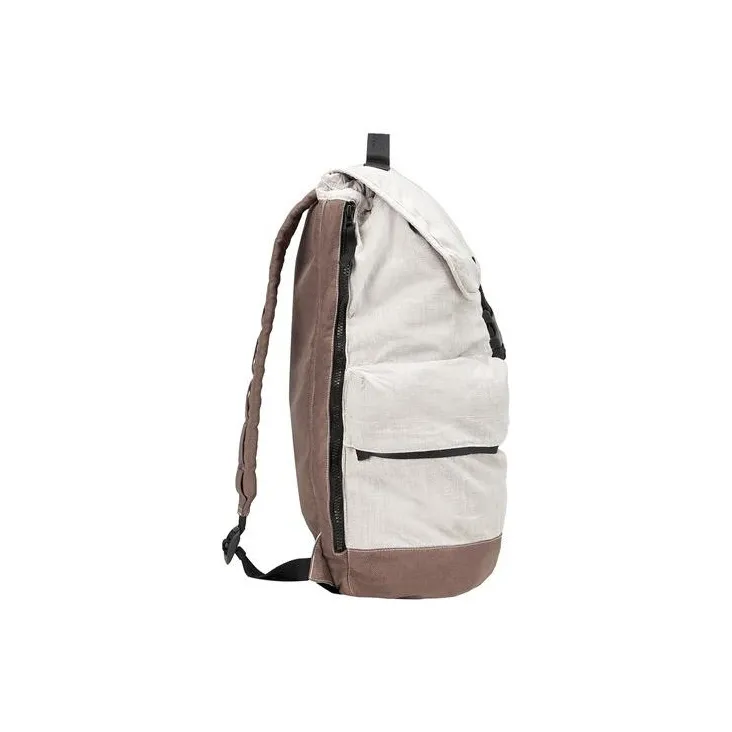 STONE ISLAND Linen Nylon Backpack Men's Dove Gray-2