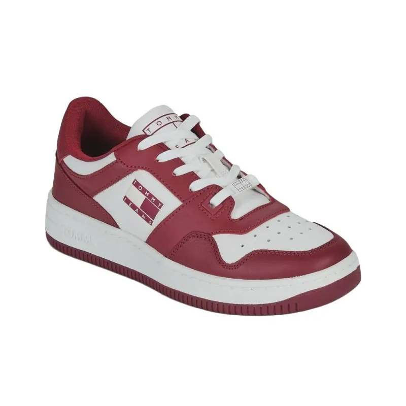 Tommy Hilfiger Low Top Skateboard Shoes Women's Red-2
