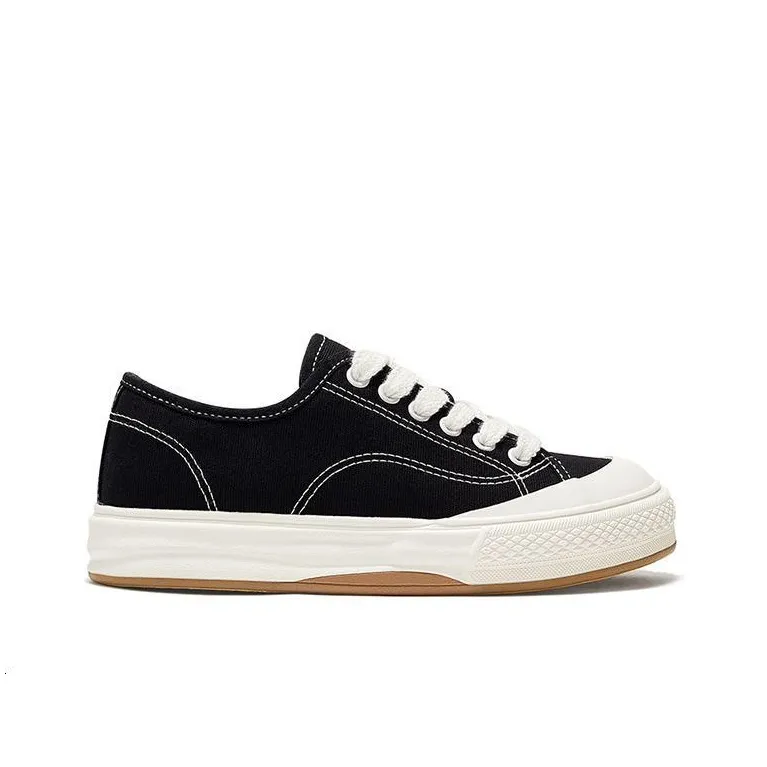 Feiyue [ Thickened And Fleece-Lined ] Warm Wear-Resistant Lightweight Slip-Resistant Low-Top Canvas Shoes Women's Black-1