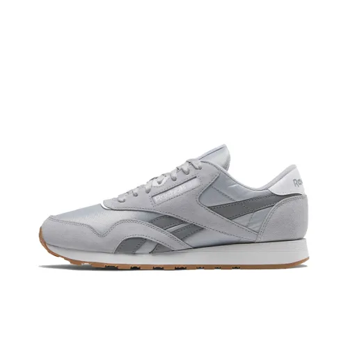 Reebok Classic Nylon Running Shoes Unisex Low-Top Gray