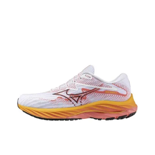 Mizuno Wave Rider 27 Women's 'White Dubarry'