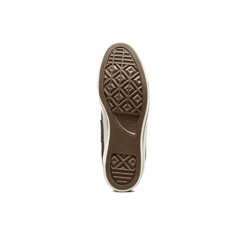 Converse Chuck Taylor All Star Non slip Wear resistant Shock Absorption High Top Canvas Shoes Unisex Brown-4