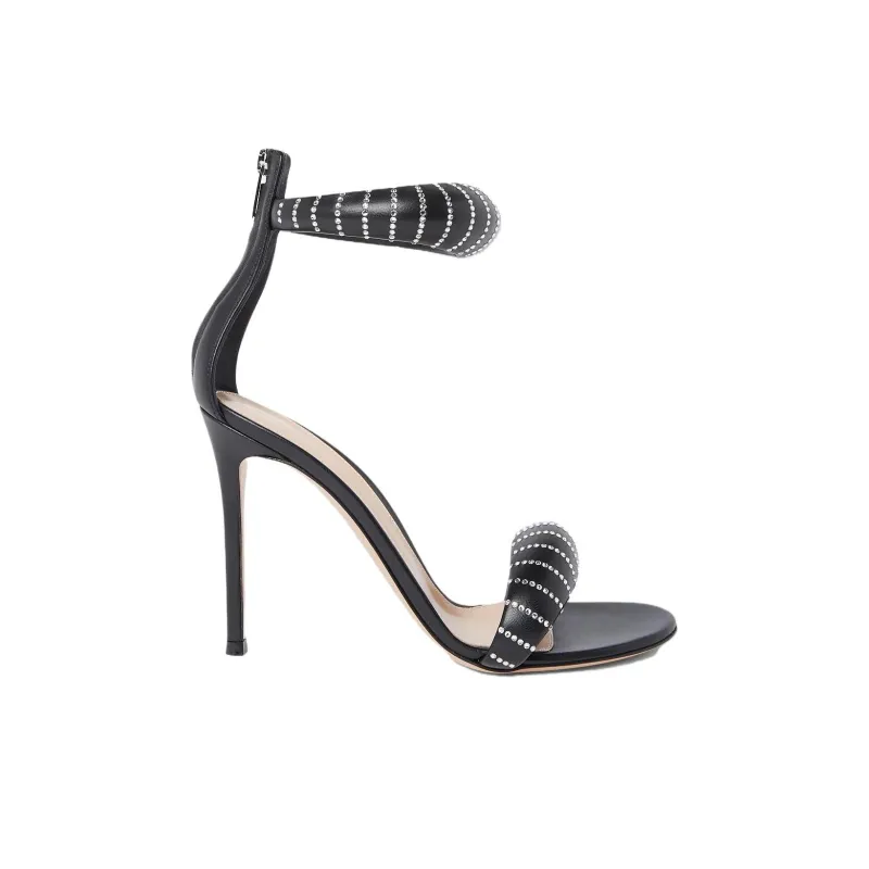 GIANVITO ROSSI One Strap Sandals Women's Black-1