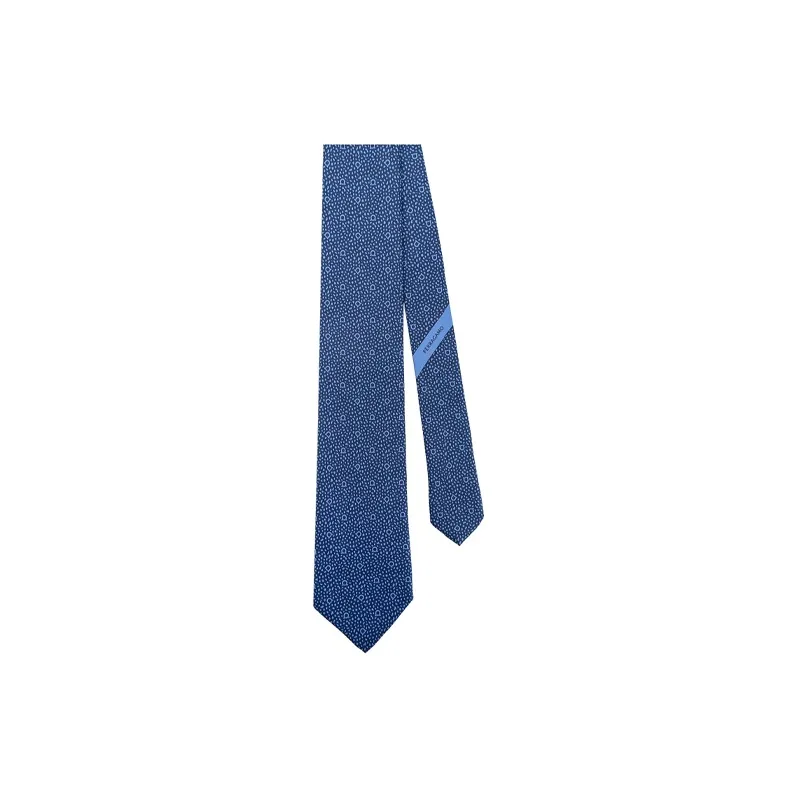 Ferragamo Micro Pattern Printed Tie-1
