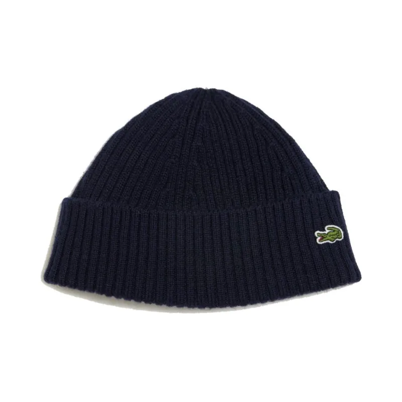 LACOSTE Embroidered logo Beanie Hat-1