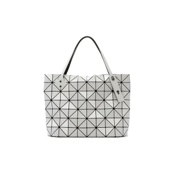 ISSEY MIYAKE Polyvinyl Chloride One Shoulder Handbags Women's Light Gray