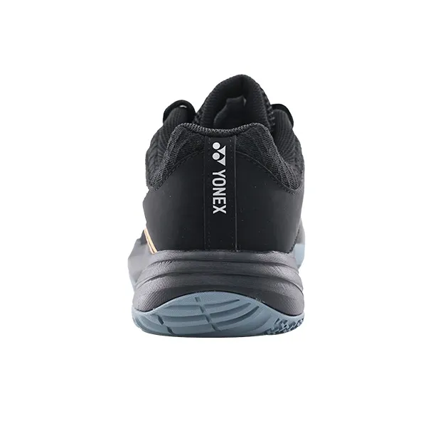 YONEX Cushioning Anti Slip And Wear Resistant Breathable Coverage Low Top Badminton Shoes Men's Black Orange-3