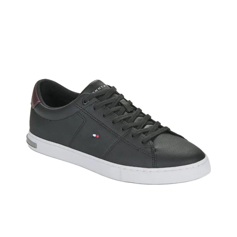 Tommy Hilfiger Lightweight Low Top Skateboard Shoes Men's Black-2