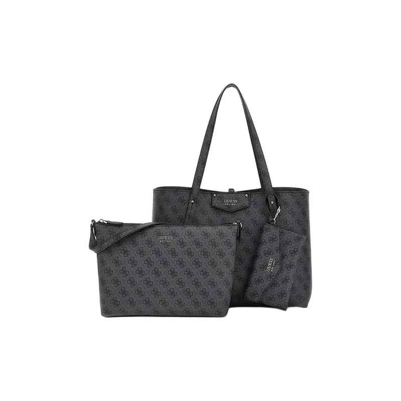 GUESS Polyurethane With Polyethylene Handbag Regular Women's Black-0