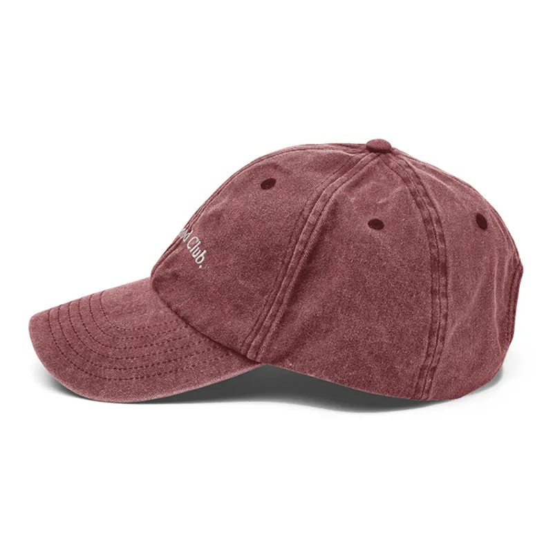 BARBOUR Cotton Baseball Caps Unisex Red-1