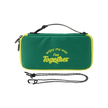 M Square Polyester One Shoulder Handbag, Crossbody Bag, Storage Bag Unisex Green