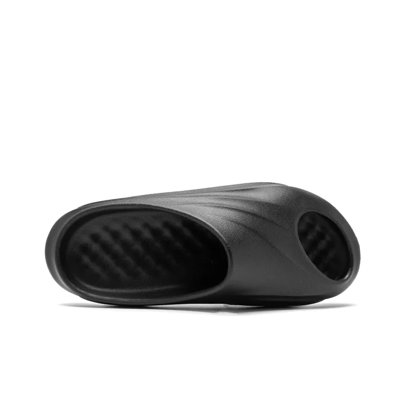 QIAODAN Gravitational Drag Slide Slippers Men's Black-2