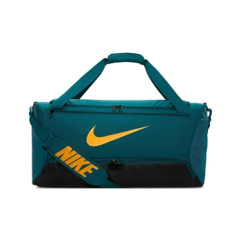 Nike Polyester One Shoulder Crossbody Portable Travel Bag Medium Size Unisex Crystal Cyan & Black & Sundial