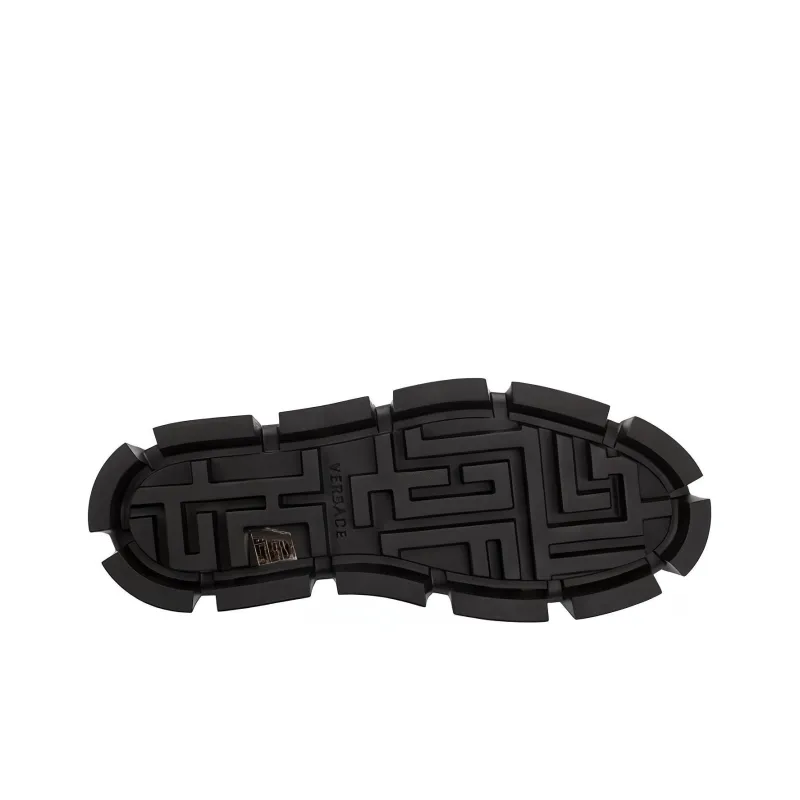 VERSACE Men's Leather Loafers Moccasins Greca Labyrinth-4