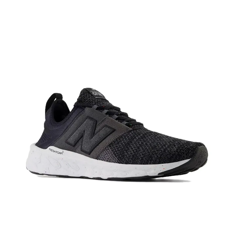New Balance NB Fresh FoamNB Cruz Artisan Cushioning, Wear Resistant Low Top Running Shoes Men's Black Gray-2