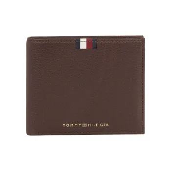 Tommy Hilfiger Leather Wallet Regular Men's Coffee