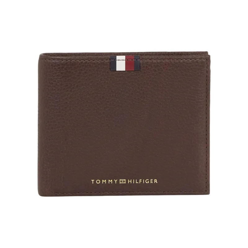 Tommy Hilfiger Leather Wallet Regular Men's Coffee-0