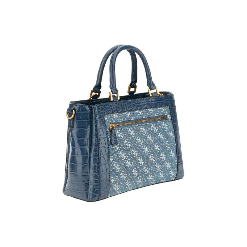 GUESS Cotton Shoulder Bag Crossbody Bag Handbag Regular Women's Blue-1