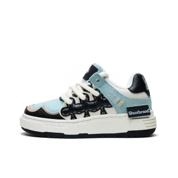 SHOOT BRAND Low Top Skateboard Shoes Unisex Blue