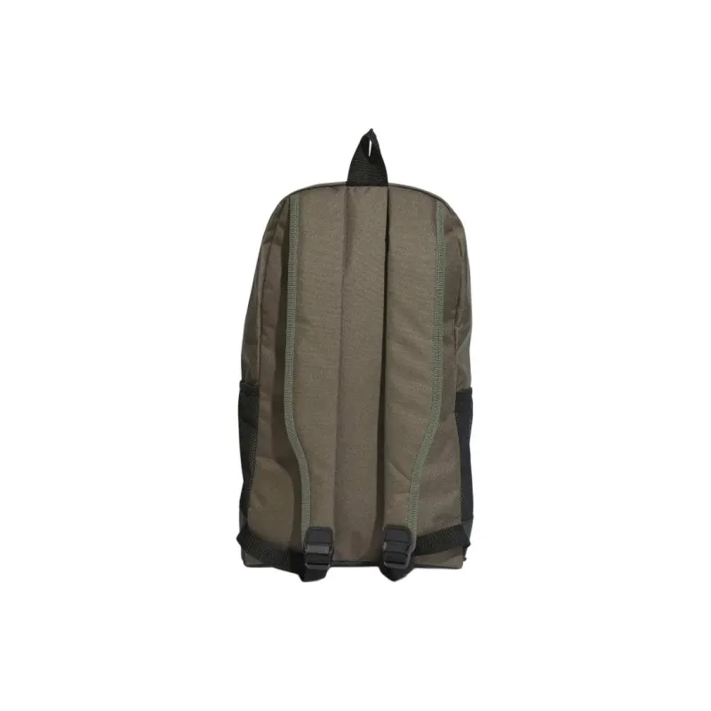 Adidas Recycled Polyester Plain Weave Fabric Backpack Regular Unisex Olive-2