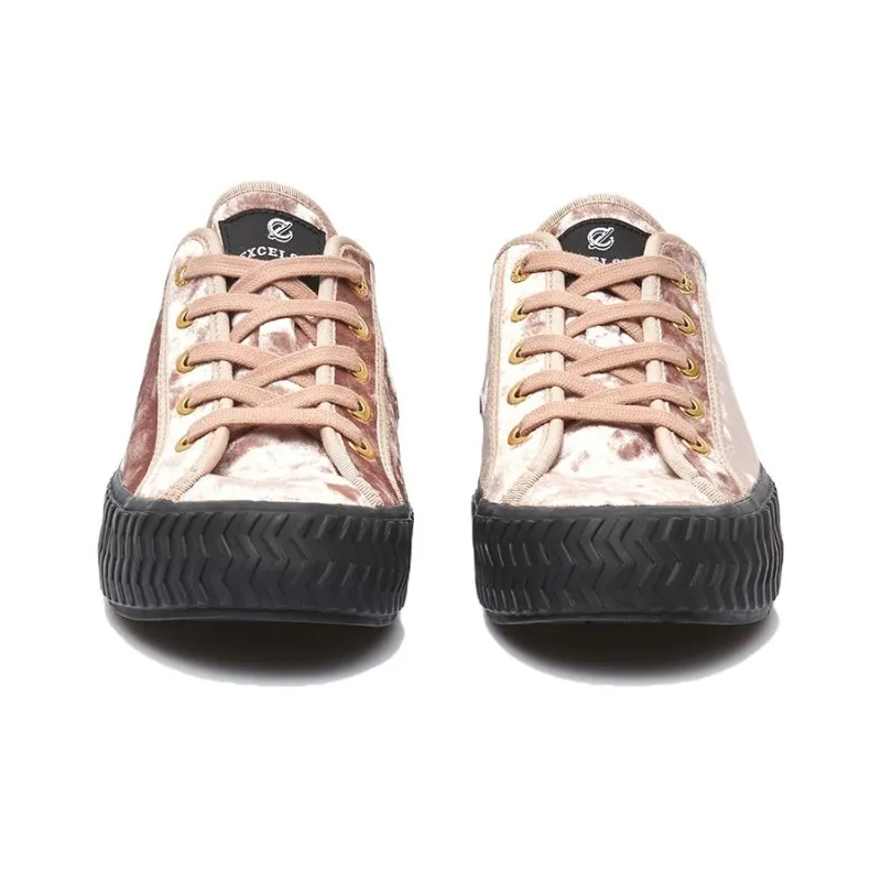 EXCELSIOR Bolt Mule Anti Slip And Wear Resistant Breathable Low Top Canvas Shoes Unisex Pink-4