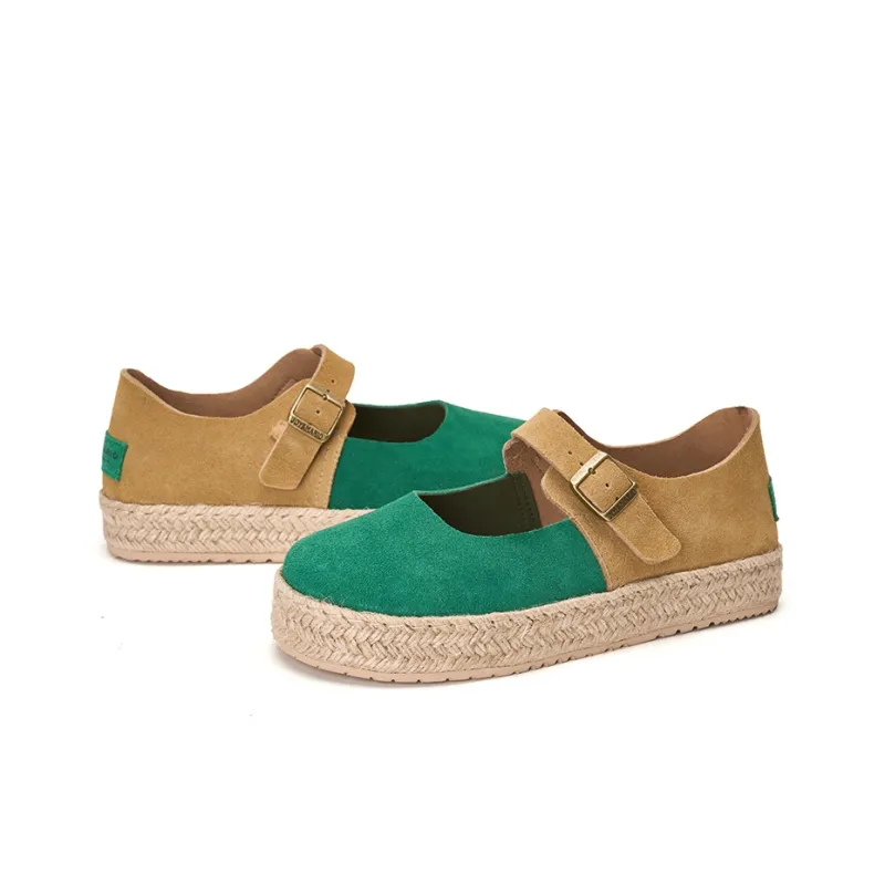 Joy&Mario Espadrilles Women's Brown/Red/Yellow-16