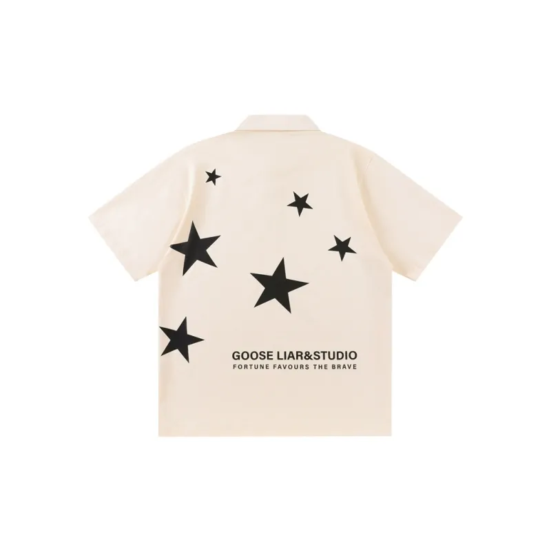 GOOSELIAR Short-Sleeved Polo Shirt T-Shirt Unisex-7