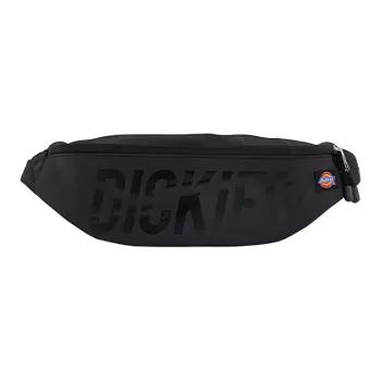 Dickies Polyester Crossbody Bag, Fanny Pack, Sling Bag Regular Unisex Black