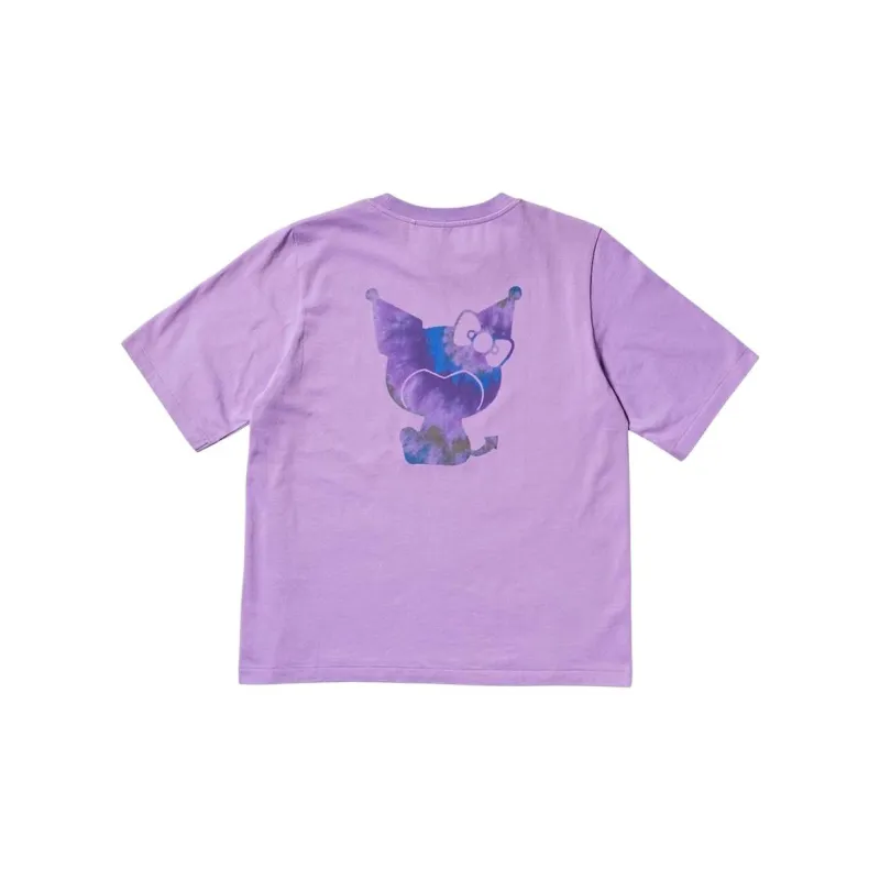 Sanrio X UNIQLO Sanrio/Three Little Piglets Co-branded T-Shirts Women's Blue Purple-1