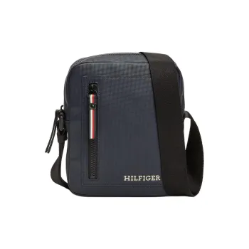 Tommy Hilfiger Polyurethane Reporter Bag Shoulder Bag Crossbody Bag Small Size Men's Dark Blue