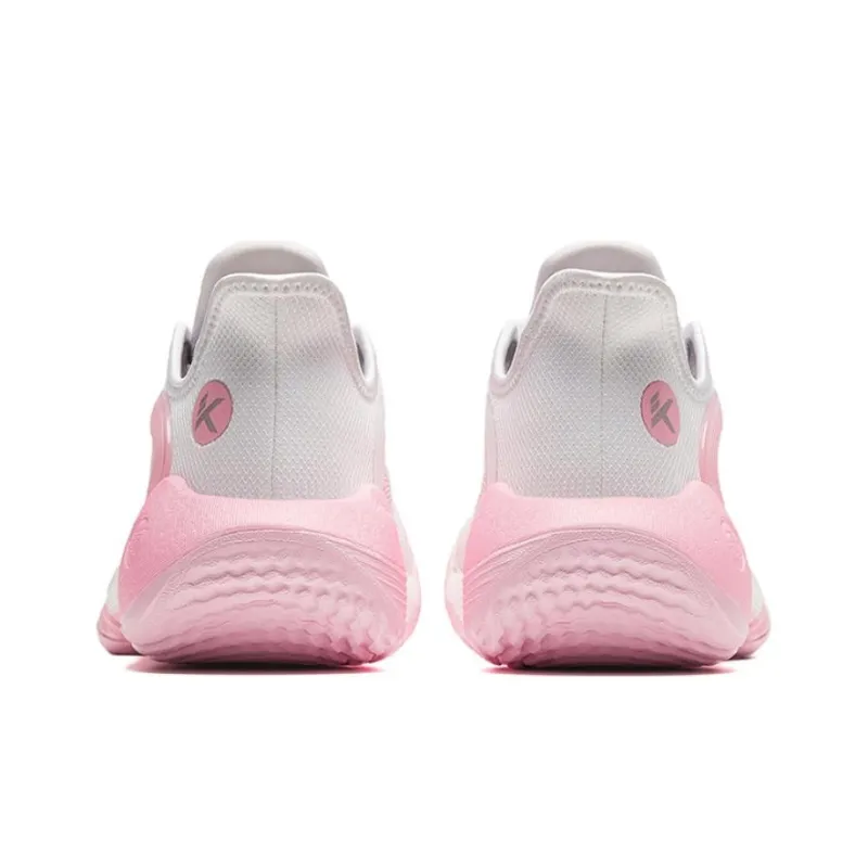 Anta Three Points Of Rain 2 Generations Cushioned Slip-Resistant Low-Top Basketball Shoes Men's Pink Lake-2