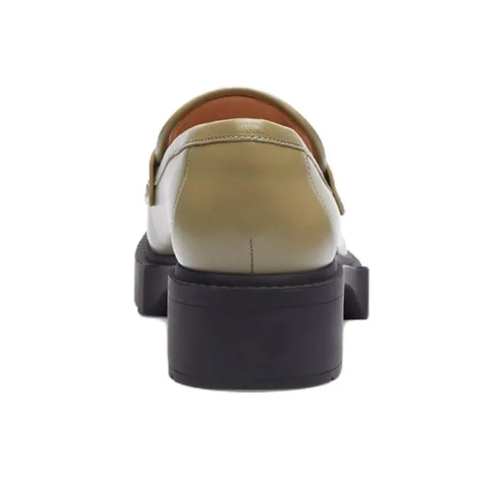 COACH Loafers 4cm Women's Green-3