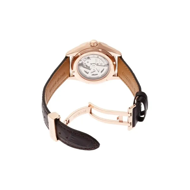 CITIZEN Automatic Mechanical Movement Leather Watch Bands Watch Men's Watches Coffee Watch Dial-3