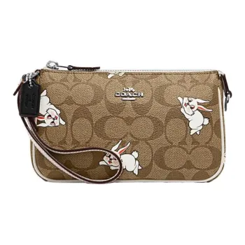 COACH All White Rabbit Collaboration Nolita PVC Shoulder Bag Handbag Shoulder Bag Women's Taupe