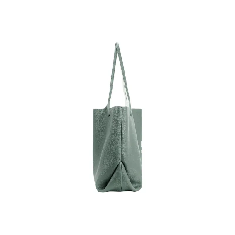 SUREN TC Grain Cow Leather Tote Bag Shopping Bag Handbag Shoulder Bag Women's Almond Green-2