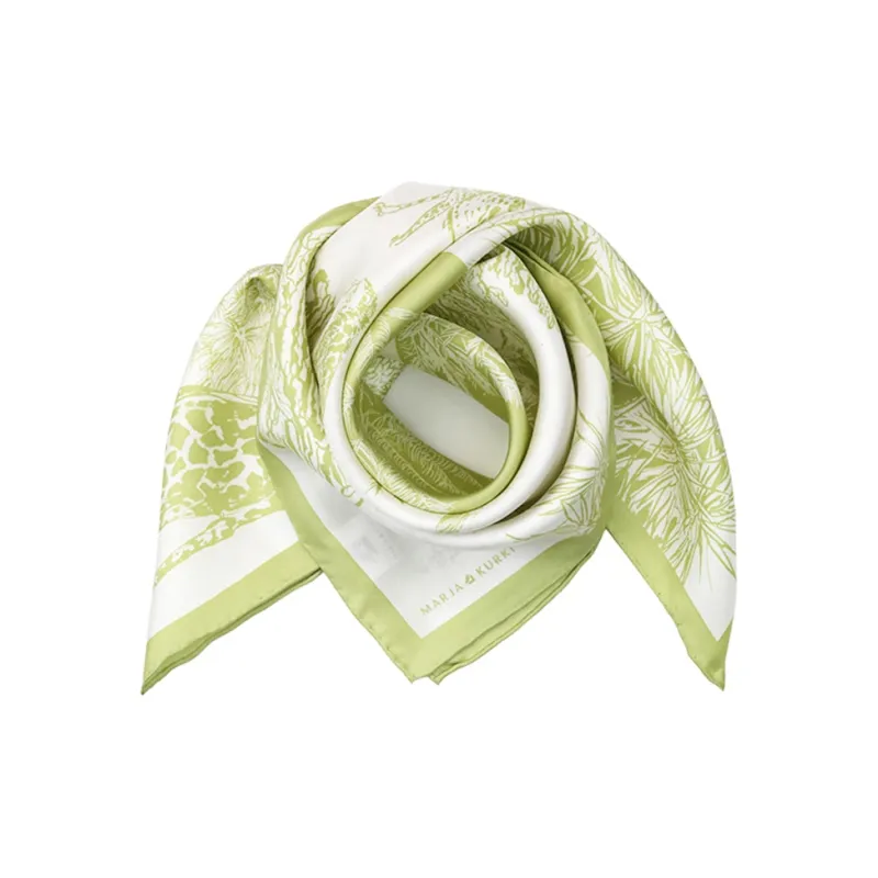 MARJAKURKI Silk Scarves Women's-3