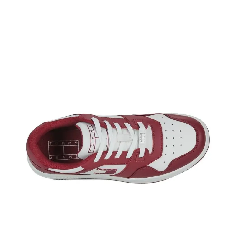 Tommy Hilfiger Low Top Skateboard Shoes Women's Red-4