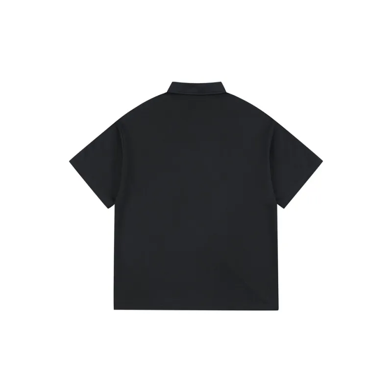 GOOSELIAR Short-Sleeved Polo Shirt Top Unisex-5