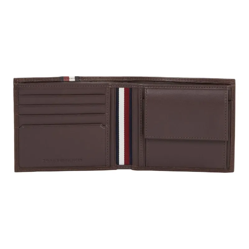 Tommy Hilfiger Leather Wallet Regular Men's Coffee-2