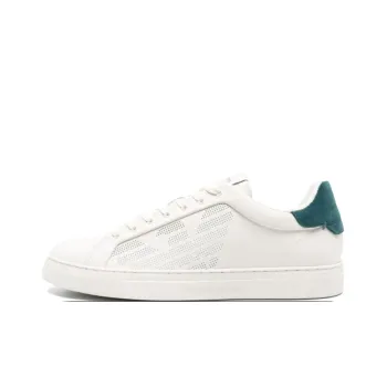 EMPORIO ARMANI Logo-embossed Leather Sneakers