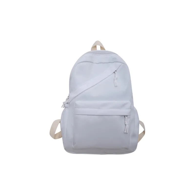 MingLu Nylon Backpack Regular Unisex Yellow/Green/Blue/Purple/Black/White/Blue/Pink-0