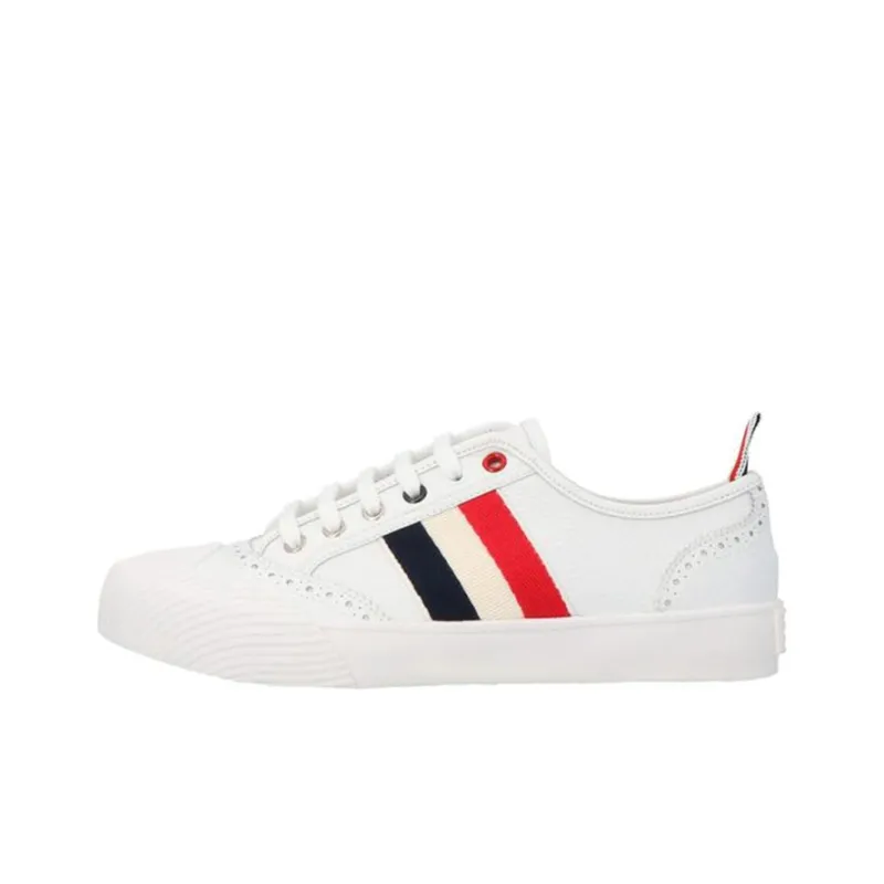 THOM BROWNE· Stylish Skateboarding Shoes Women's White-0