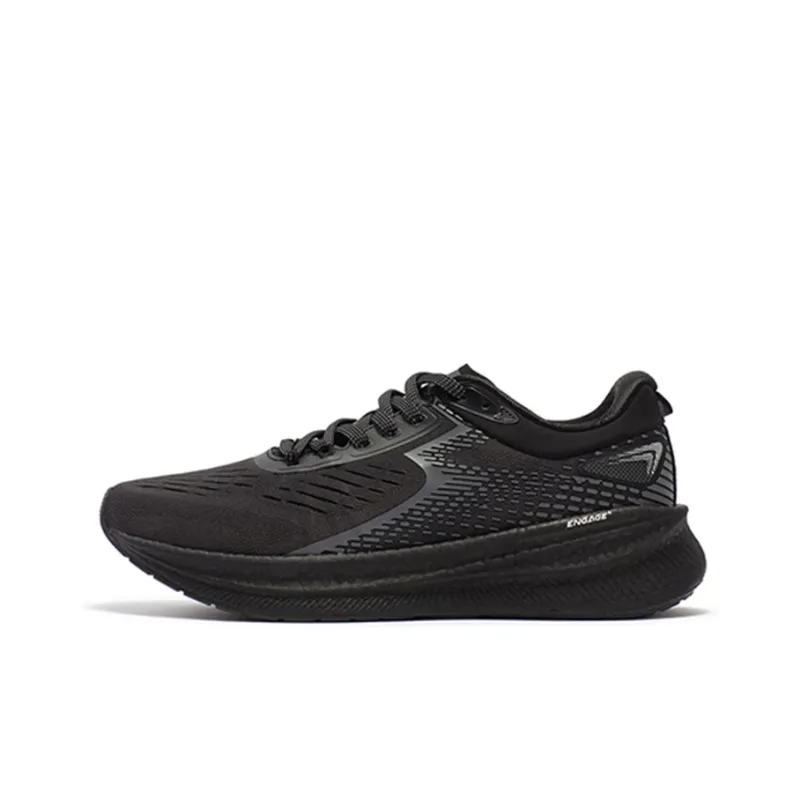 361° Centauri SE Cushioning Anti Slip Wear Resistant Breathability Low Top Running Shoes Men's Obsidian Black-0